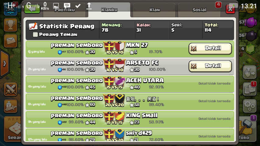 Detail Kata Coc Nomer 39