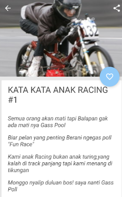Detail Kata Drag Race Nomer 45