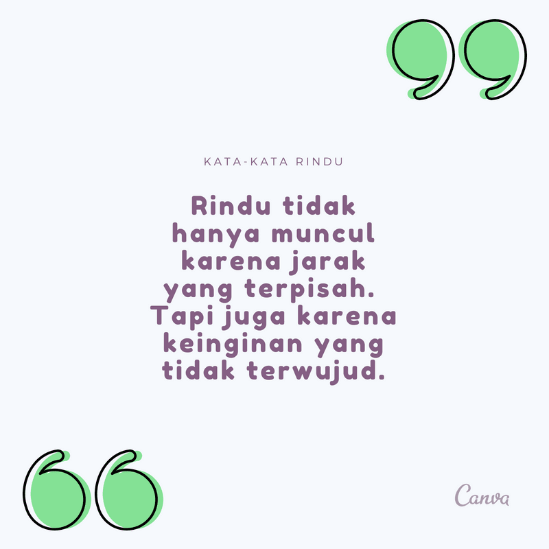 Kata Gambar Rindu - KibrisPDR