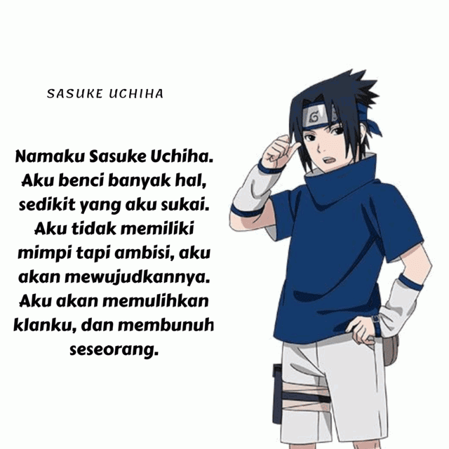 Detail Kata Kata Bijak Sasuke Nomer 4