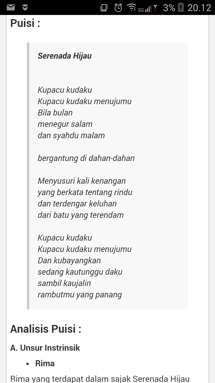 Detail Kata Kata Dalam Puisi Nomer 6