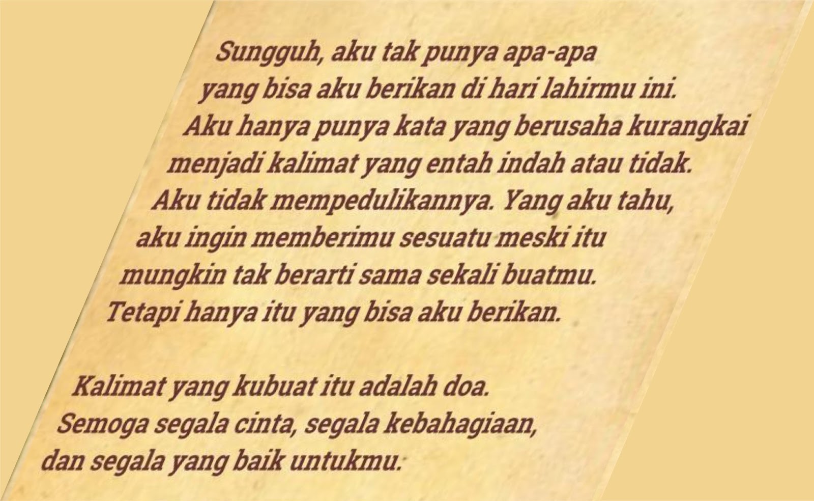 Detail Kata Kata Dalam Puisi Nomer 7