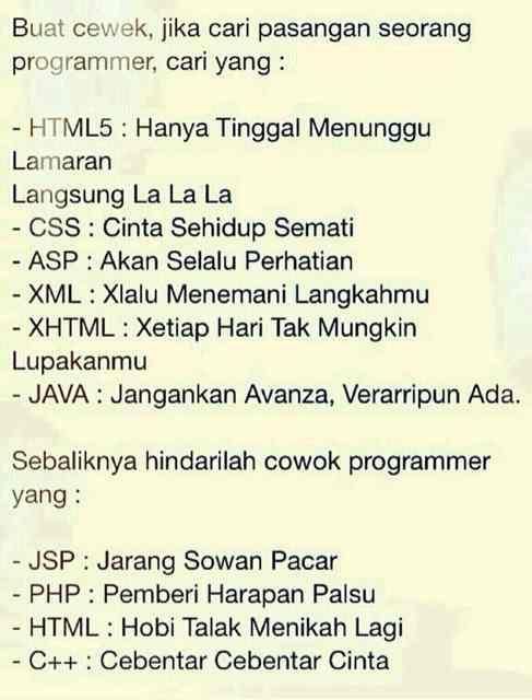 Kata Kata Lucu Programer - KibrisPDR