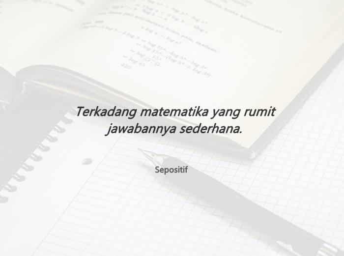 Kata Kata Matematika Keren - KibrisPDR