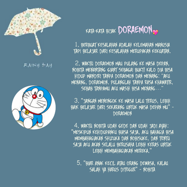 Detail Kata Kata Mutiara Doraemon Nomer 29