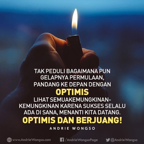 Detail Kata Kata Optimis Nomer 31