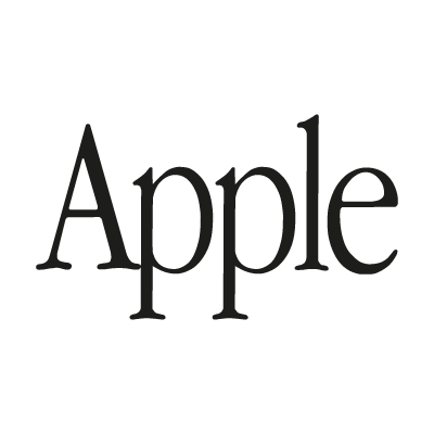 Detail Apple Text Logo Nomer 8