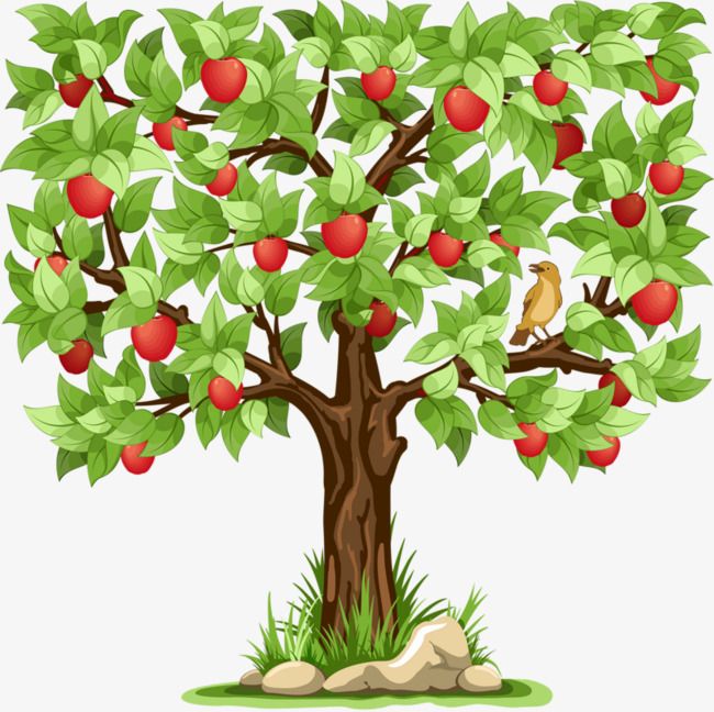 Detail Apple Tree Clipart Png Nomer 12