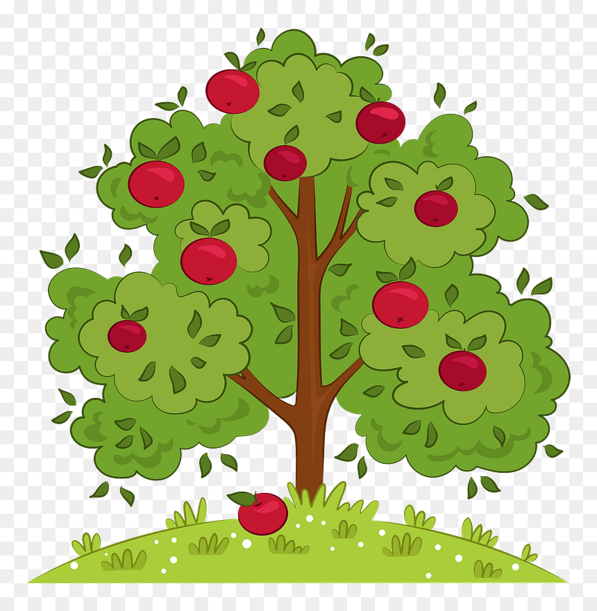 Detail Apple Tree Clipart Png Nomer 48