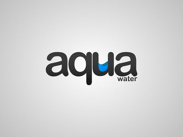 Detail Aqua Water Font Nomer 26
