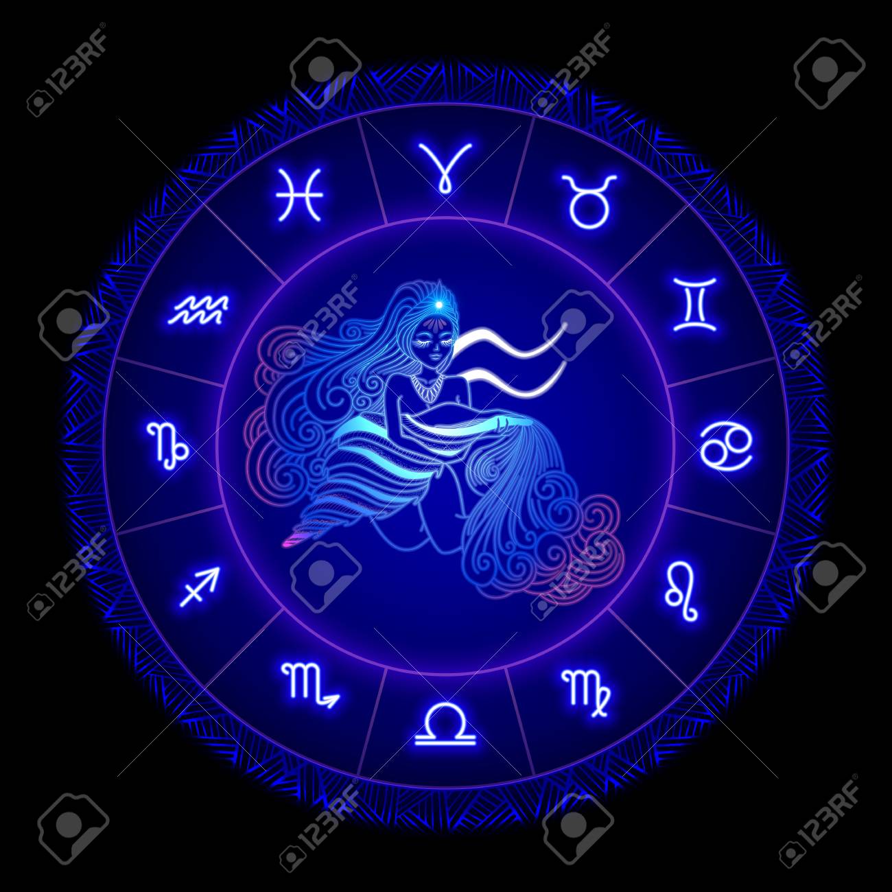 Detail Aquarius Sign Image Nomer 57