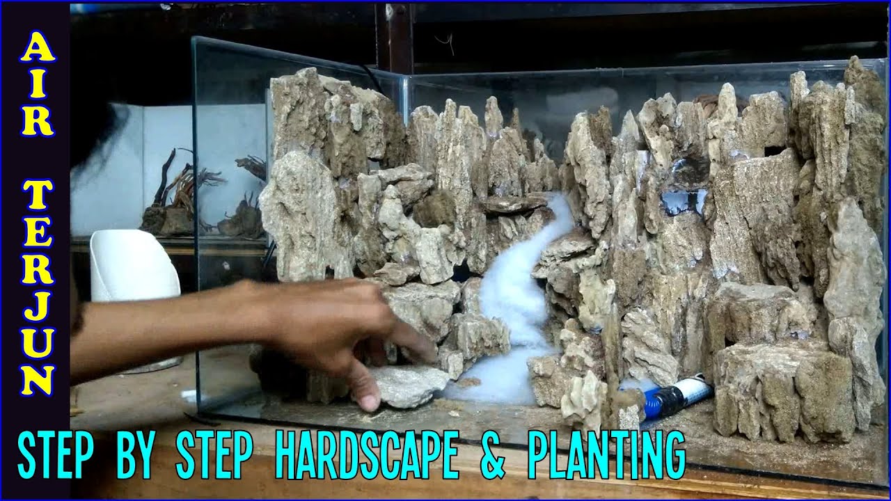Detail Aquascape Tebing Batu Nomer 7