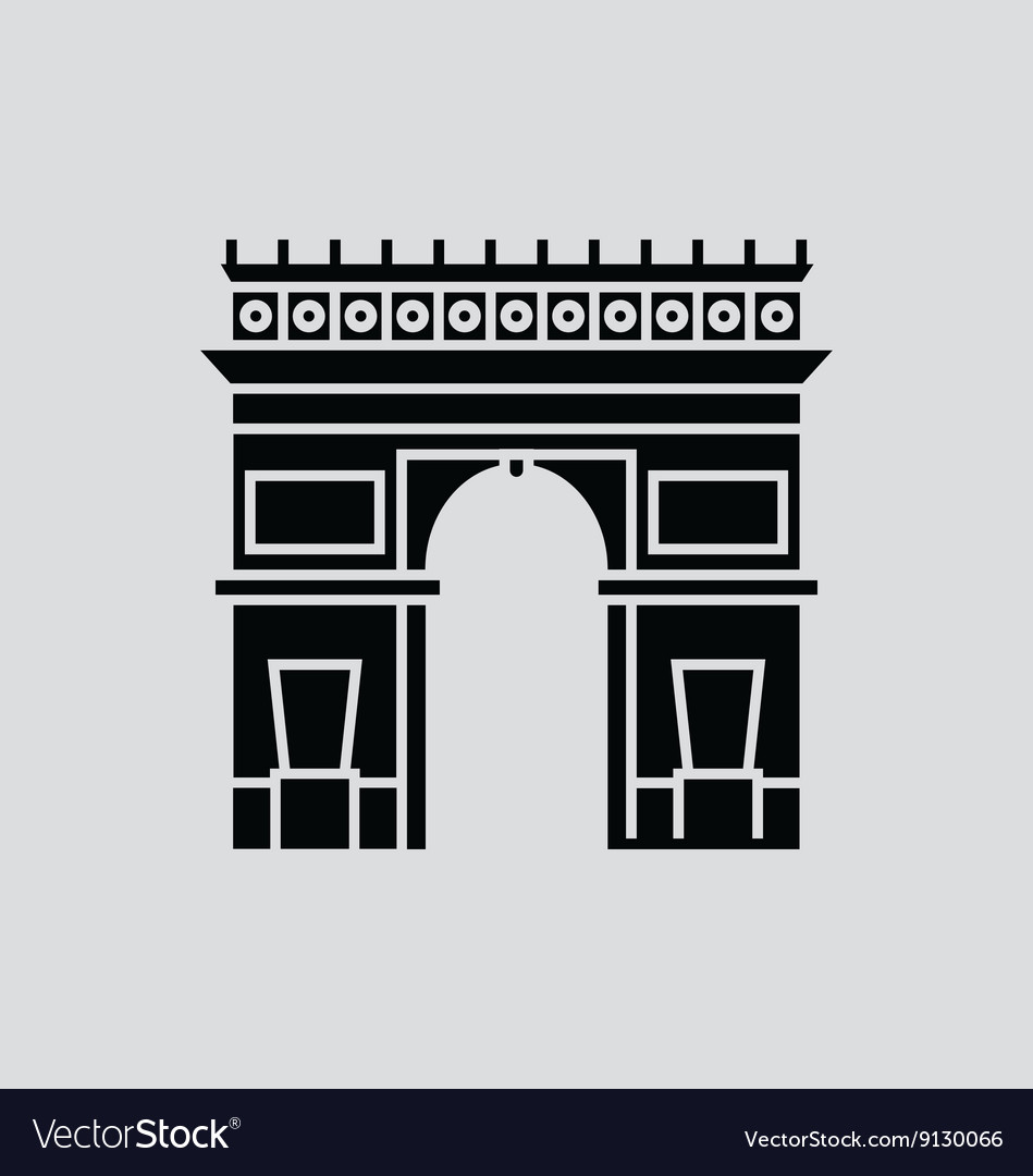 Arc De Triomphe Vector - KibrisPDR