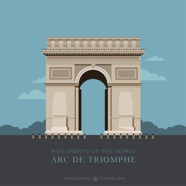 Detail Arc De Triomphe Vector Nomer 14