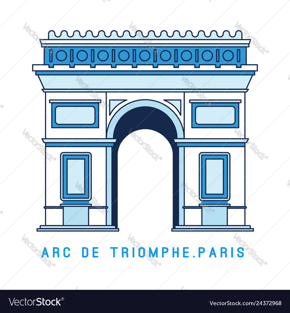 Detail Arc De Triomphe Vector Nomer 15