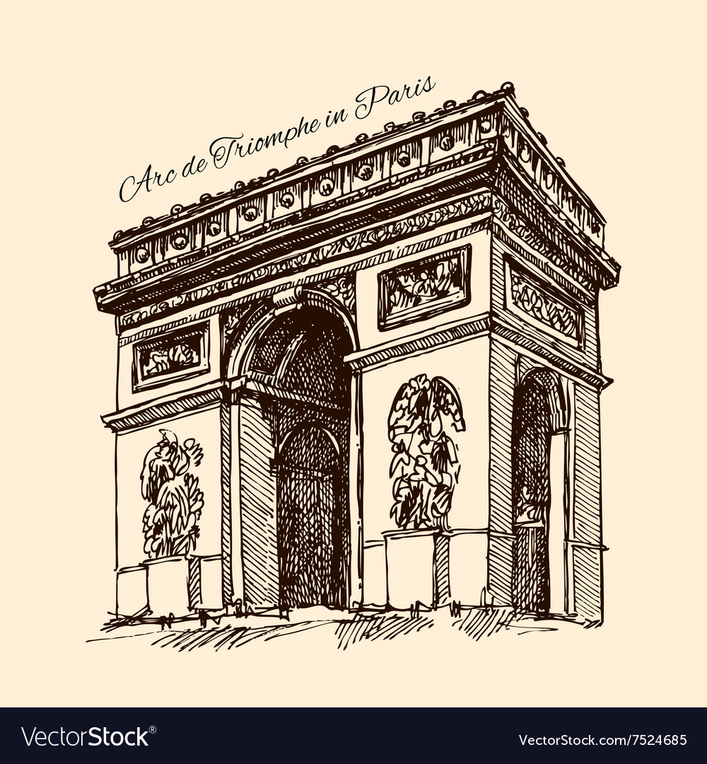 Detail Arc De Triomphe Vector Nomer 17