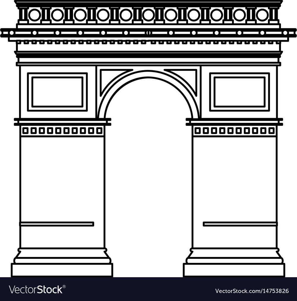 Detail Arc De Triomphe Vector Nomer 18