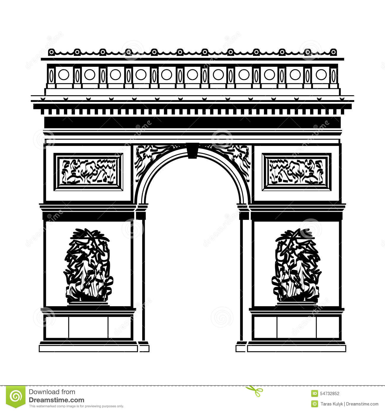 Detail Arc De Triomphe Vector Nomer 19