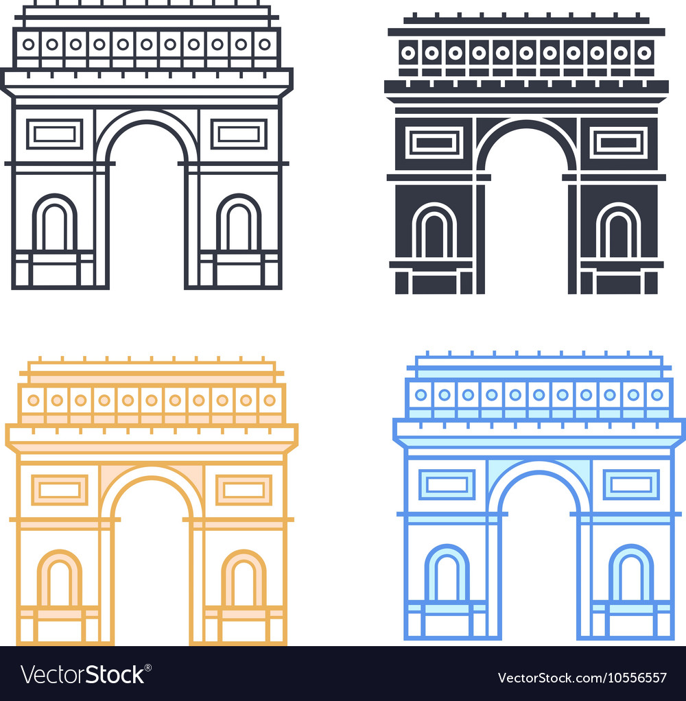 Detail Arc De Triomphe Vector Nomer 3