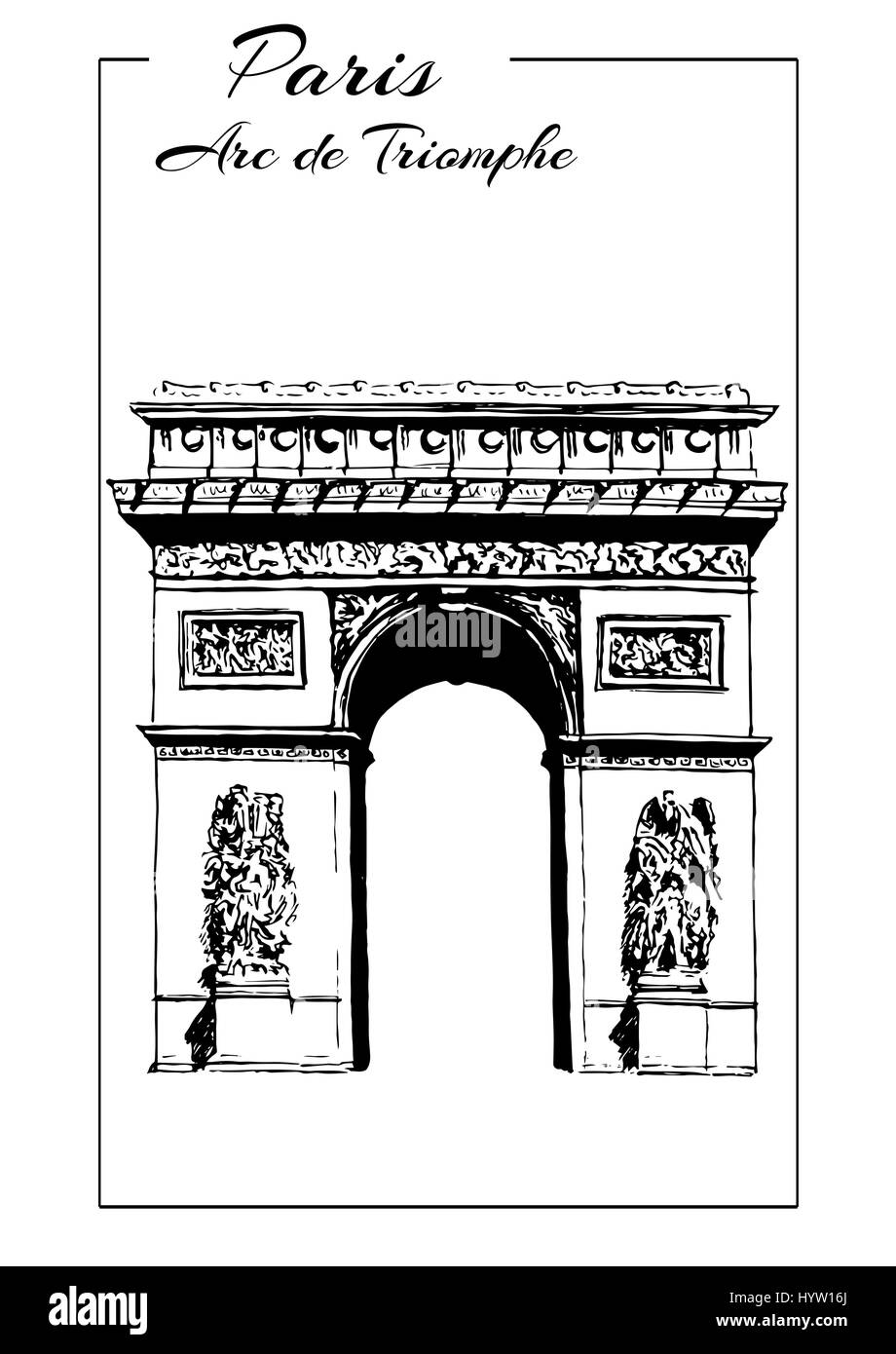 Detail Arc De Triomphe Vector Nomer 21