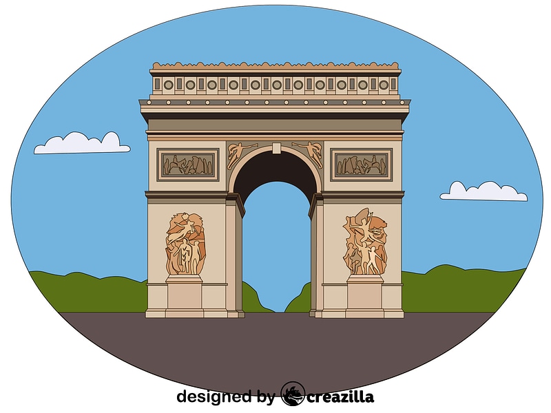 Detail Arc De Triomphe Vector Nomer 22