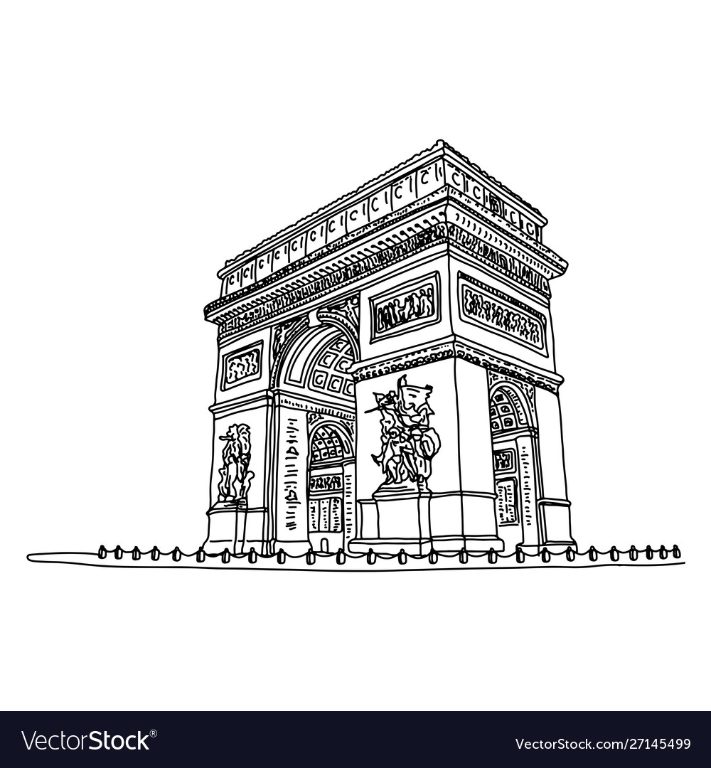 Detail Arc De Triomphe Vector Nomer 26