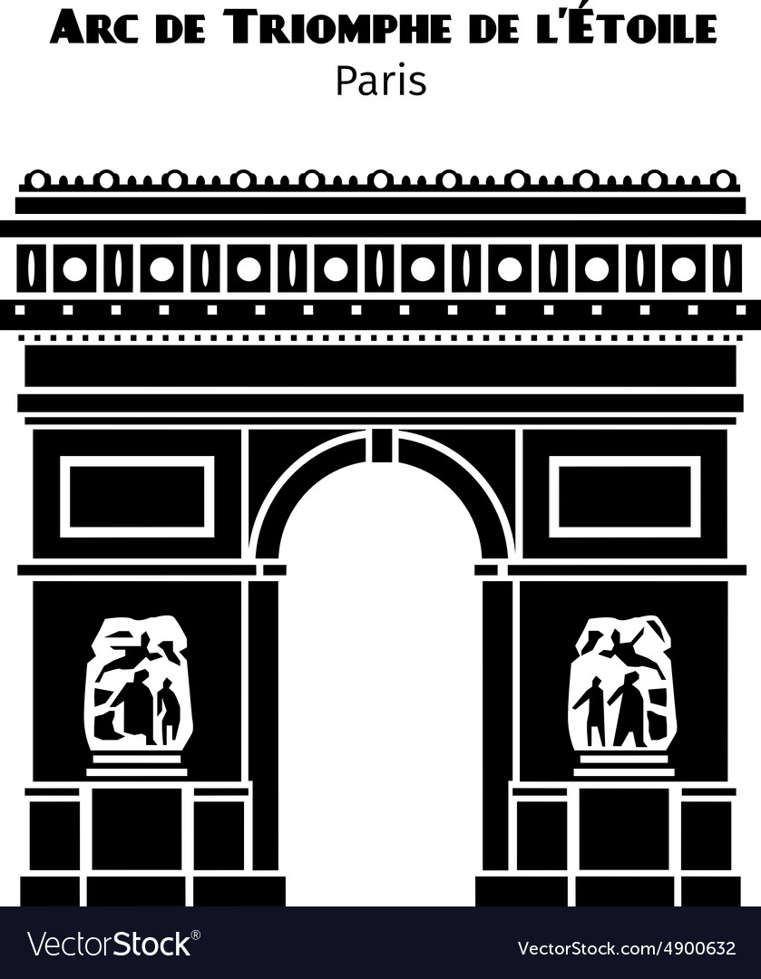 Detail Arc De Triomphe Vector Nomer 5