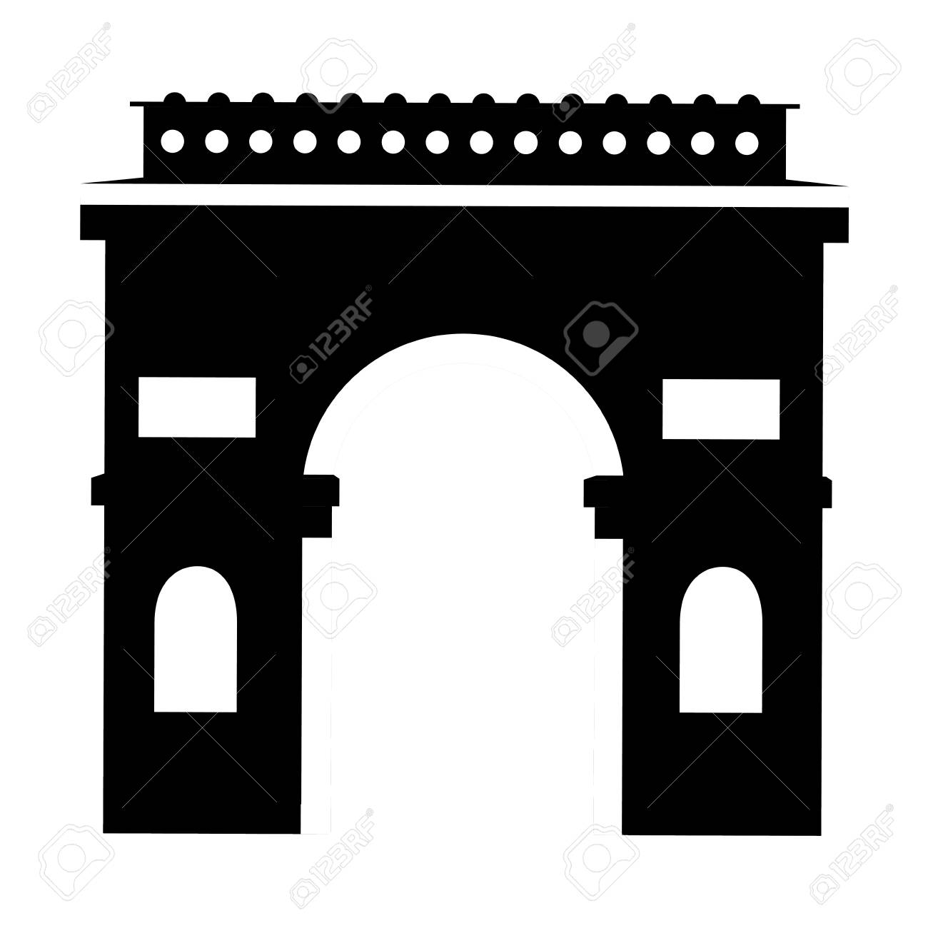 Detail Arc De Triomphe Vector Nomer 43