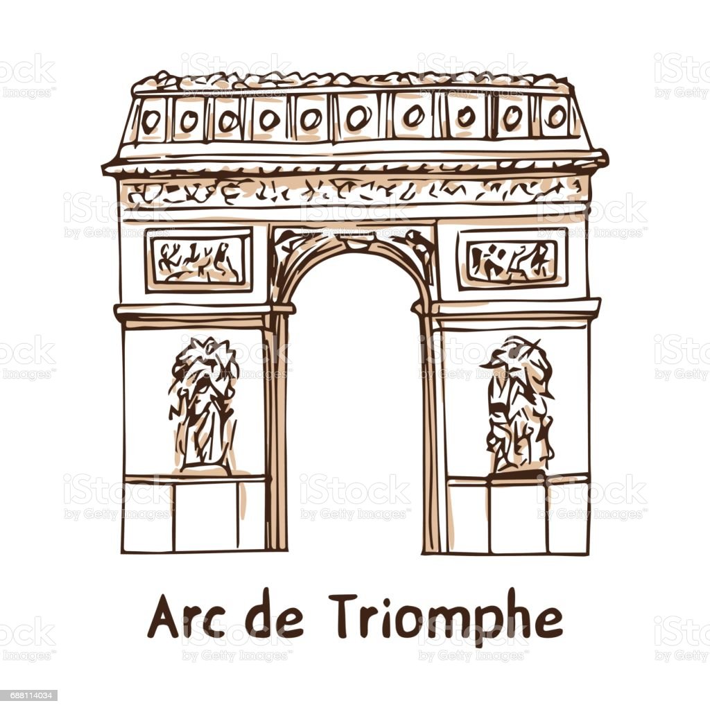 Detail Arc De Triomphe Vector Nomer 52