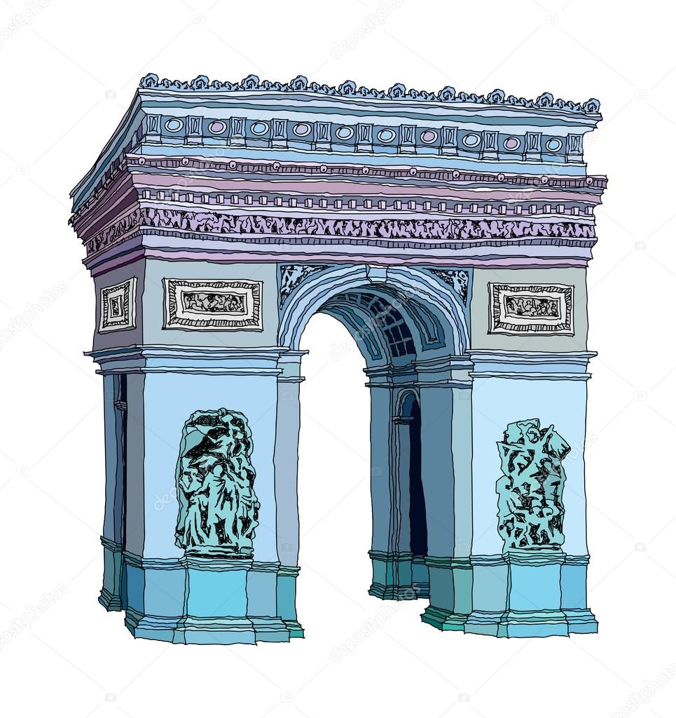 Detail Arc De Triomphe Vector Nomer 57