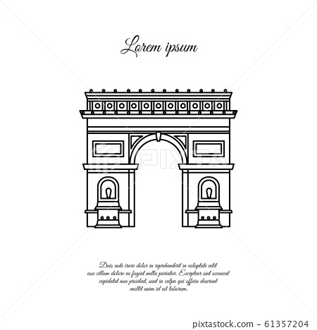 Detail Arc De Triomphe Vector Nomer 7