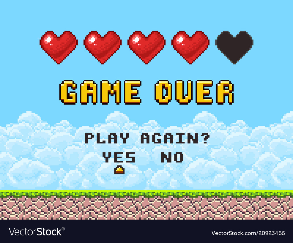 Arcade Game Over Screen - KibrisPDR