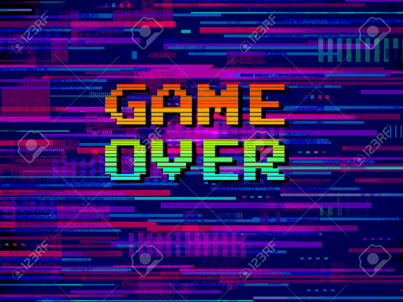 Detail Arcade Game Over Screen Nomer 25