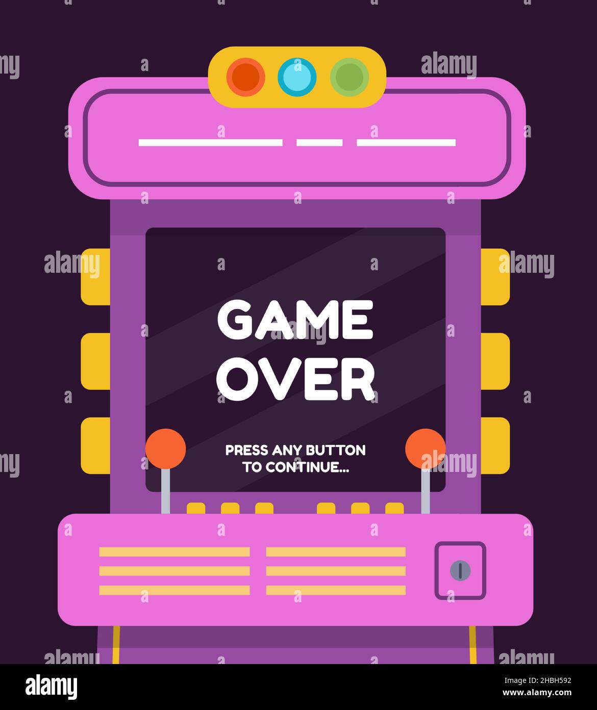 Detail Arcade Game Over Screen Nomer 41