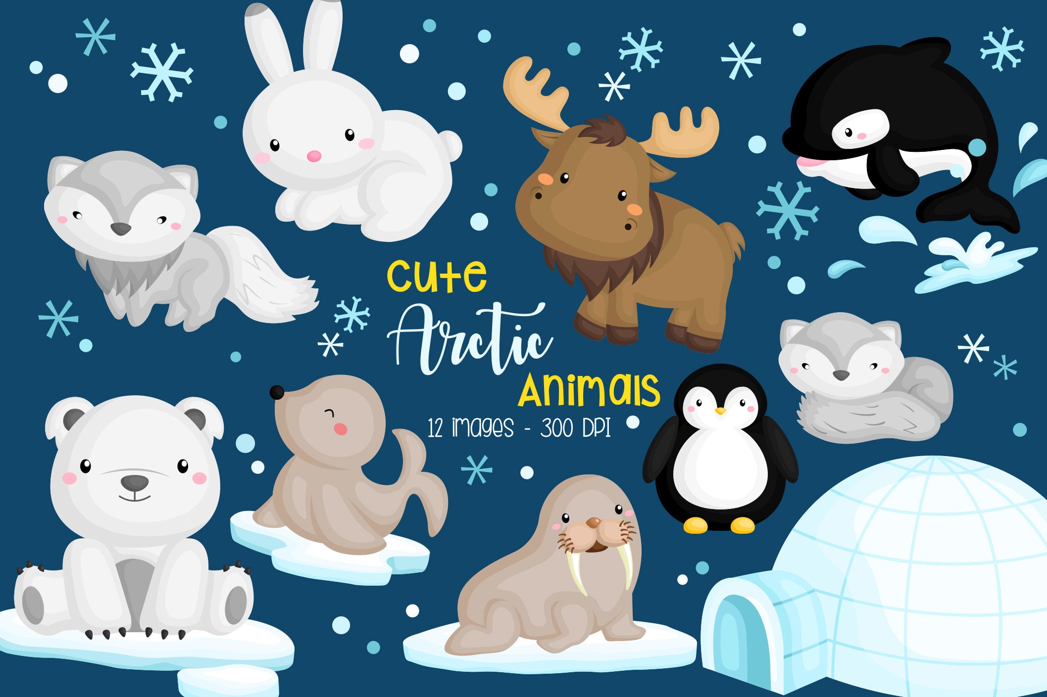 Detail Arctic Animal Clipart Nomer 17