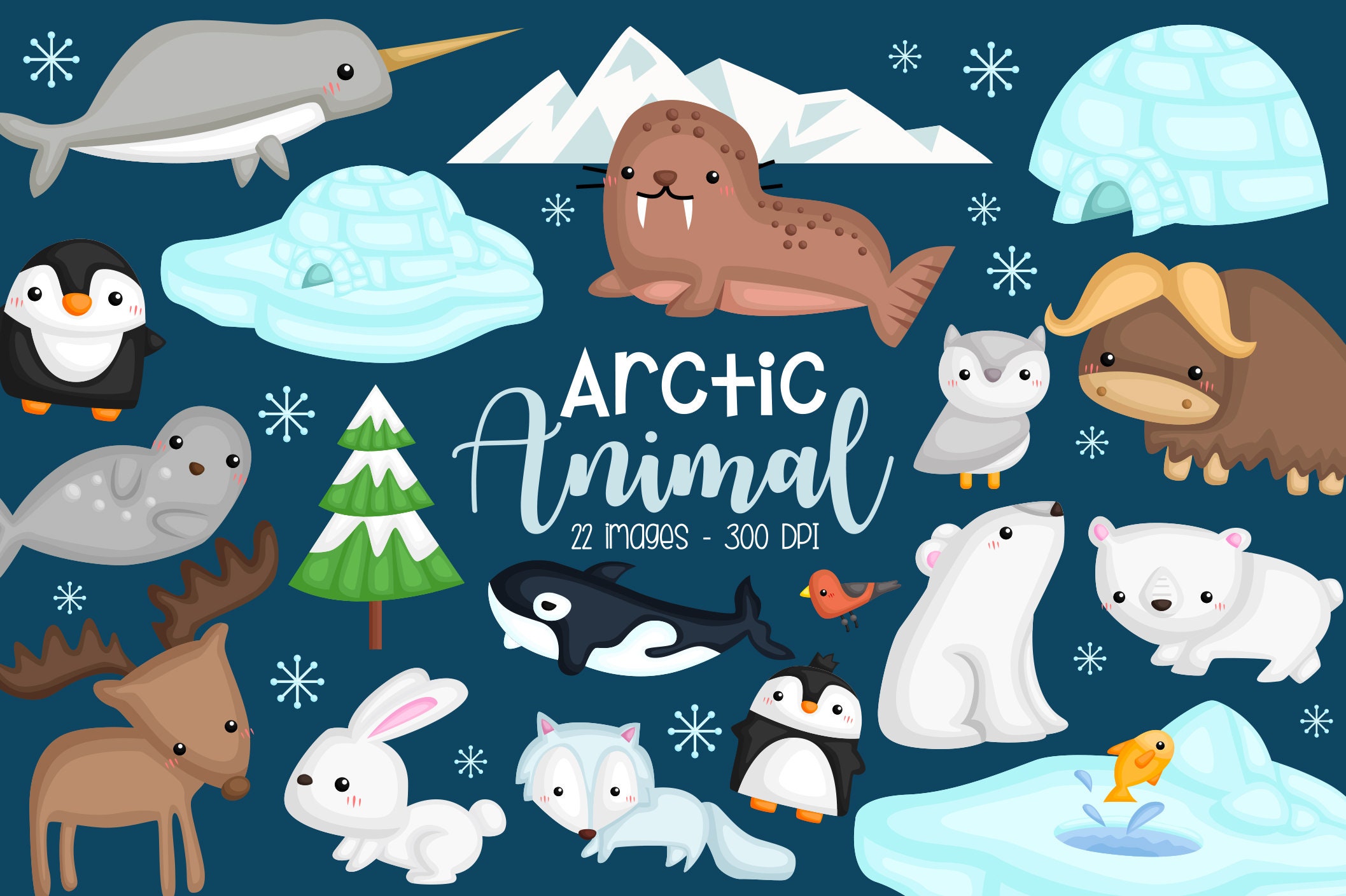 Detail Arctic Animal Clipart Nomer 23