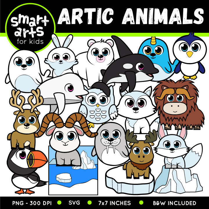 Detail Arctic Animal Clipart Nomer 46