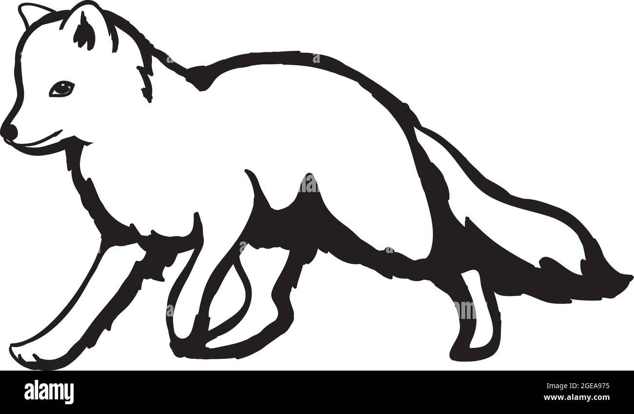 Detail Arctic Animals Clipart Black And White Nomer 33