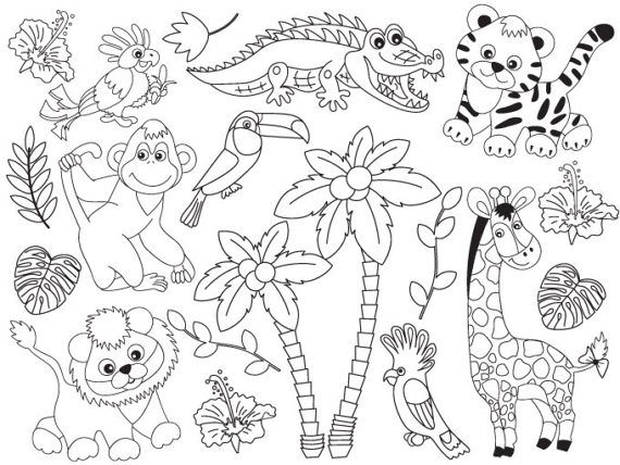 Detail Arctic Animals Clipart Black And White Nomer 37