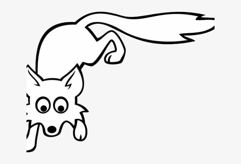 Detail Arctic Fox Clipart Black And White Nomer 10