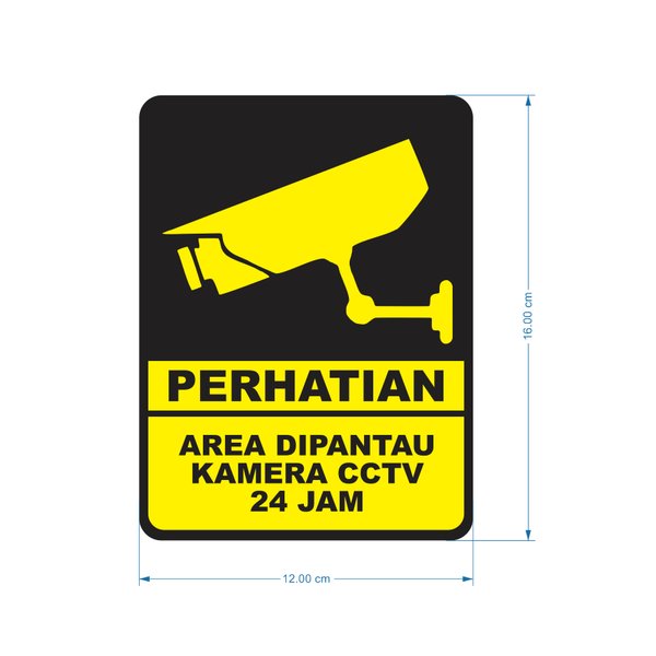 Detail Area Ini Diawasi Kamera Cctv Nomer 4