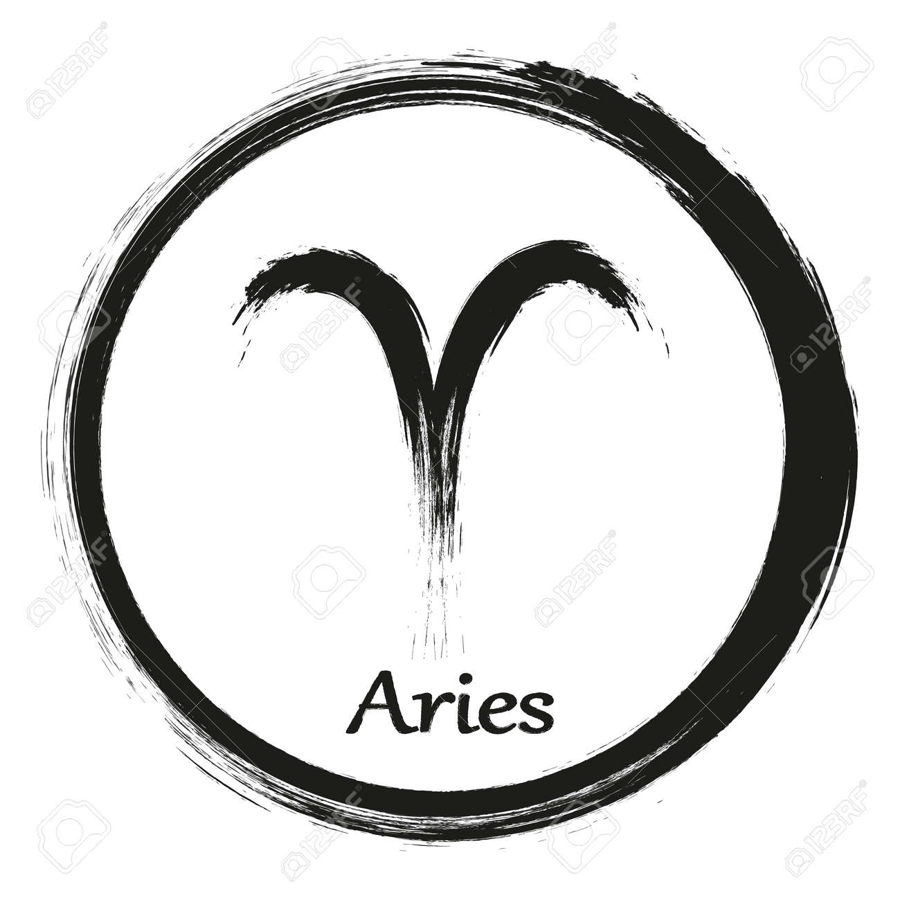 Detail Aries Sign Logo Nomer 31