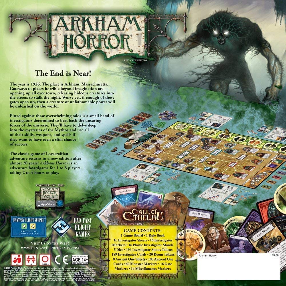 Detail Arkham Horror Call Of Cthulhu Nomer 3