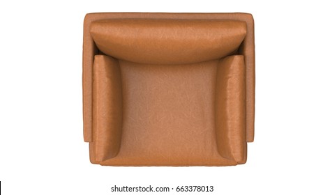 Arm Chair Top View - KibrisPDR