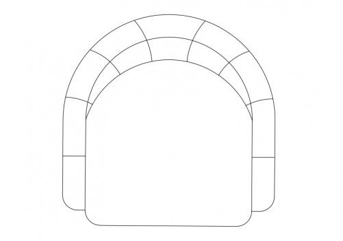 Detail Arm Chair Top View Nomer 26