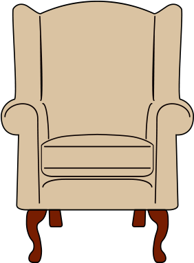 Detail Armchair Clipart Nomer 47