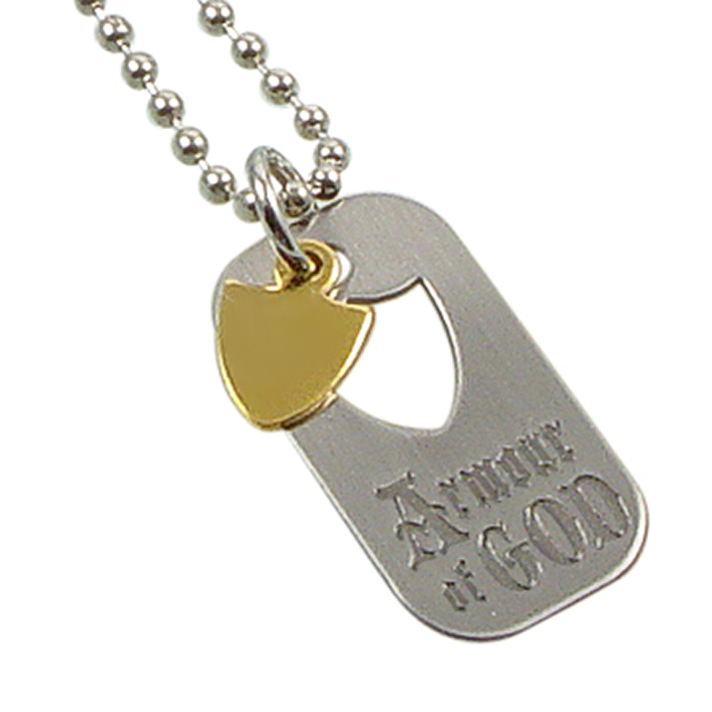 Detail Armor Of God Dog Tag Necklace Nomer 33