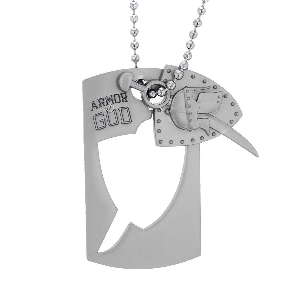 Detail Armor Of God Dog Tag Necklace Nomer 51