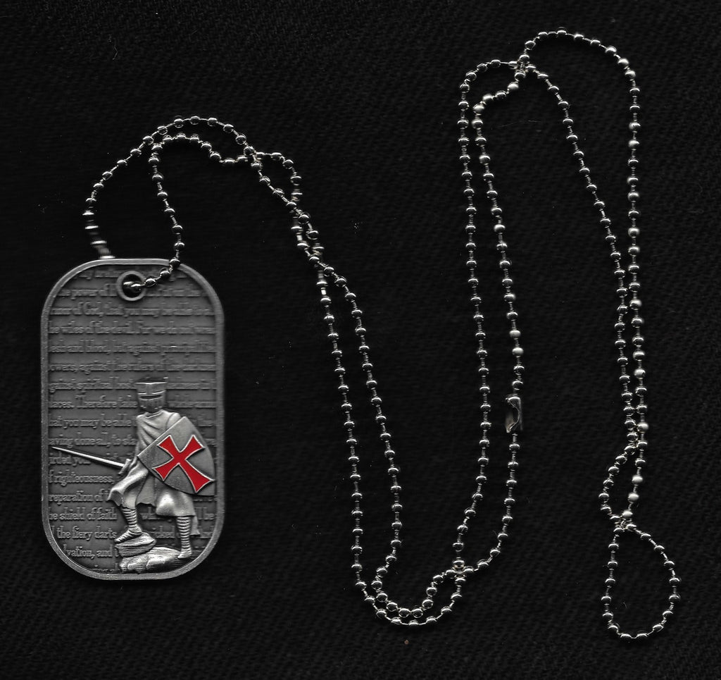 Detail Armor Of God Dog Tag Necklace Nomer 53