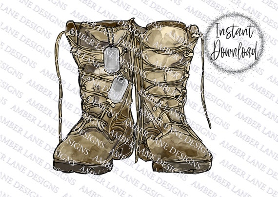 Detail Army Boots Png Nomer 12